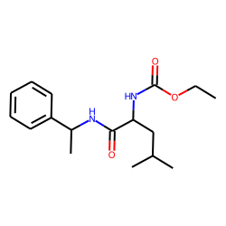 D-Leu, N-ethoxycarbonyl, (S)-1-phenylethylamide