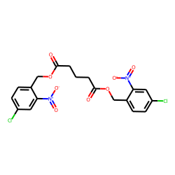 Glutaric acid, di(2-nitro-4-chlorobenzyl) ester