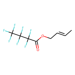 Crotyl alcohol, heptafluorobutyrate