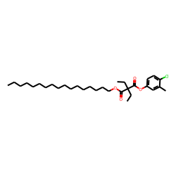 Diethylmalonic acid, 4-chloro-3-methylphenyl heptadecyl ester