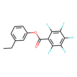Pentafluorobenzoic acid, 3-ethylphenyl ester