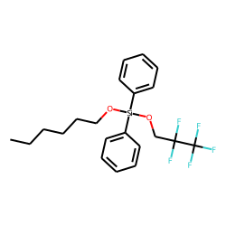 Silane, diphenylhexyloxy(2,2,3,3,3-pentafluoropropoxy)-