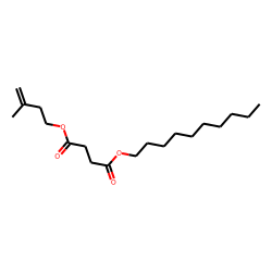 Succinic acid, decyl 3-methylbut-3-enyl ester