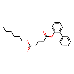 Glutaric acid, 2-biphenyl hexyl ester