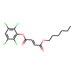 Fumaric acid, hexyl 2,3,5,6-tetrachlorophenyl ester