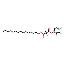 Dimethylmalonic acid, pentadecyl 2,3,4-trifluorophenyl ester