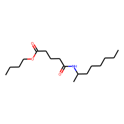 Glutaric acid, monoamide, N-(2-octyl)-, butyl ester