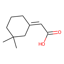 (E)-3,3-dimethylcyclohexane-«DELTA»1,«alpha»-acetic acid
