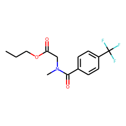 Sarcosine, N-(4-trifluoromethylbenzoyl)-, propyl ester
