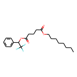 Glutaric acid, octyl 1-phenyl-2,2,2-trifluoroethyl ester