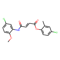 Fumaric acid, monoamide, N-(5-chloro-2-methoxyphenyl)-, 4-chloro-2-methylphenyl ester