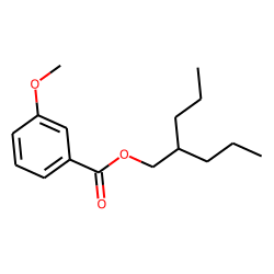 3-Methoxybenzoic acid, 2-propylpentyl ester