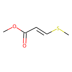 Methyl 3-(methylthio)-(E)-2-propenoate