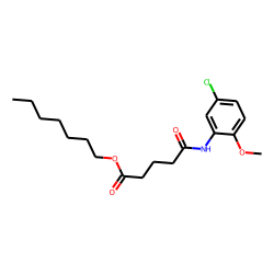 Glutaric acid, monoamide, N-(5-chloro-2-methoxyphenyl)-, heptyl ester
