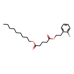 Glutaric acid, 2-(2-bromophenyl)ethyl nonyl ester