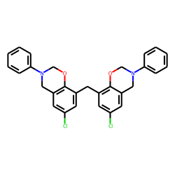 8,8'-Methylene bis-(6-chloro-3,4-dihydro-3-phenyl-2h, 1,3-benzoxazine)