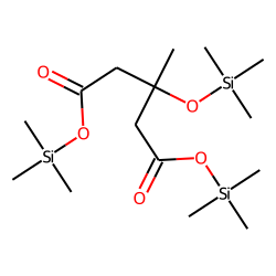 Pentanedioic acid, 3-methyl-3-[(trimethylsilyl)oxy]-, bis(trimethylsilyl) ester