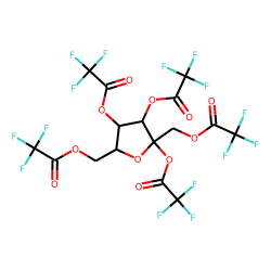 D-(-)-Tagatofuranose, pentakis(trifluoroacetate) (isomer 2)
