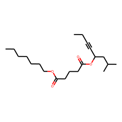 Glutaric acid, heptyl 2-methyloct-5-yn-4-yl ester