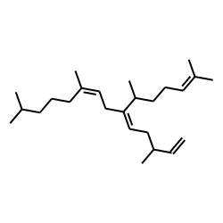 2,6,10,14-Tetramethyl-7-(3-methyl-pent-4-enylidene)-pentadeca-2,9(trans)-diene
