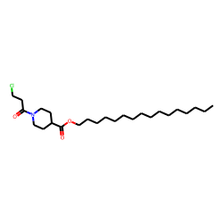 Isonipecotic acid, N-(3-chloropropionyl)-, hexadecyl ester