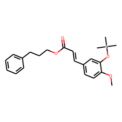 Hydrocinnamyl (E)-isoferulate, TMS