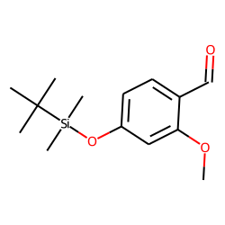 4-Hydroxy-2-methoxybenzaldehyde, tert-butyldimethylsilyl ether