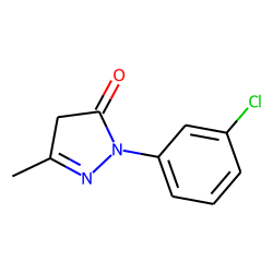 1-(3-Chlorophenyl)-3-methyl-2-pyrazolin-5-one