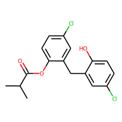Dichlorophen, O-(isobutyryl)-