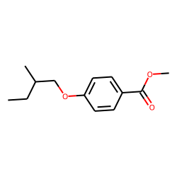 Benzoic acid, 4-(2-methylbutyl)oxy-, methyl ester