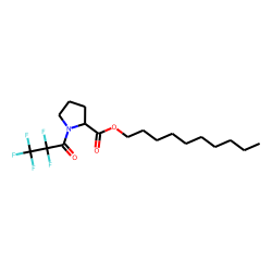 l-Proline, n-pentafluoropropionyl-, decyl ester