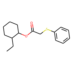 (Phenylthio)acetic acid, 2-ethylcyclohexyl ester