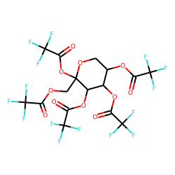 L-Sorbopyranose, pentakis(trifluoroacetate) (isomer 2)