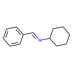 Cyclohexanamine, N-(phenylmethylene)-