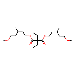 Diethylmalonic acid, di(5-methoxy-3-methylpentyl) ester