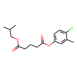 Glutaric acid, 4-chloro-3-methylphenyl isobutyl ester