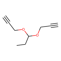 Propionaldehyde, dipropargal acetal