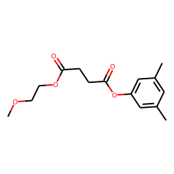 Succinic acid, 3,5-dimethylphenyl 2-methoxyethyl ester