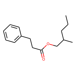 3-Phenylpropionic acid, 2-methylpentyl ester