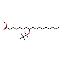 8-Hydroxy-heptadecanoic acid, methyl ester, tBDMS ether