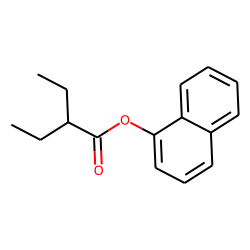 2-Ethylbutyric acid, 1-naphthyl ester