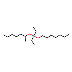 Silane, diethylheptyloxy(2-heptyloxy)-
