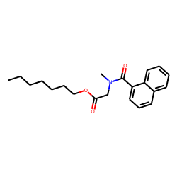Sarcosine, N-(1-naphthoyl)-, heptyl ester