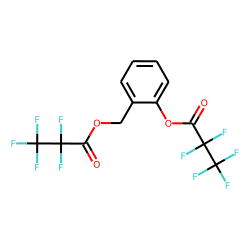 2-Hydroxybenzyl alcohol, bis(pentafluoropropionate)