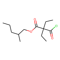 Diethylmalonic acid, monochloride, 2-methylpentyl ester