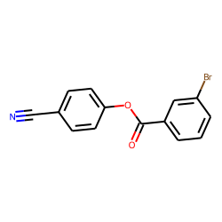 3-Bromobenzoic acid, 4-cyanophenyl ester