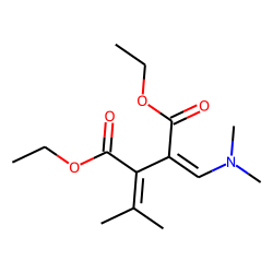 2-Dimethylamino-methylene-3-isopropylidene succinic acid, diethyl ester