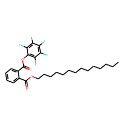 Phthalic acid, pentafluorophenyl tetradecyl ester