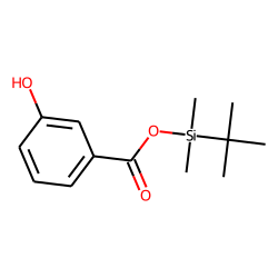 Benzoic acid, 3-hydroxy-, tert.-butyldimethylsilyl ester