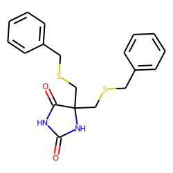 Hydantoin, 5,5-bis[(benzylthio)methyl]-